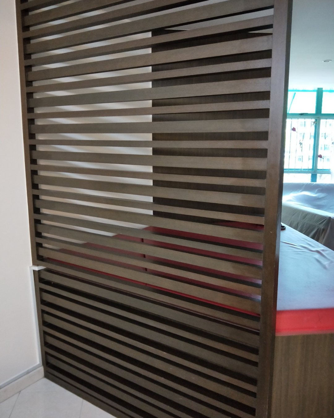 Feature wall project in Singapore - feature 01 after